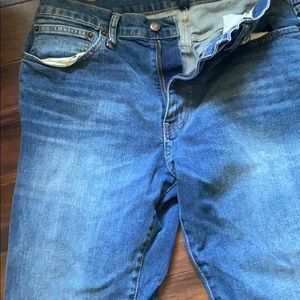 J crew straight leg jeans nice size 34 waist 42l